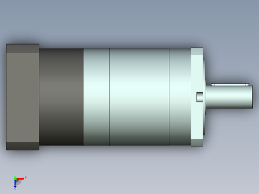 直齿PLF160-L3-LC 42-114.3-200-M12.stp俯视缩略图