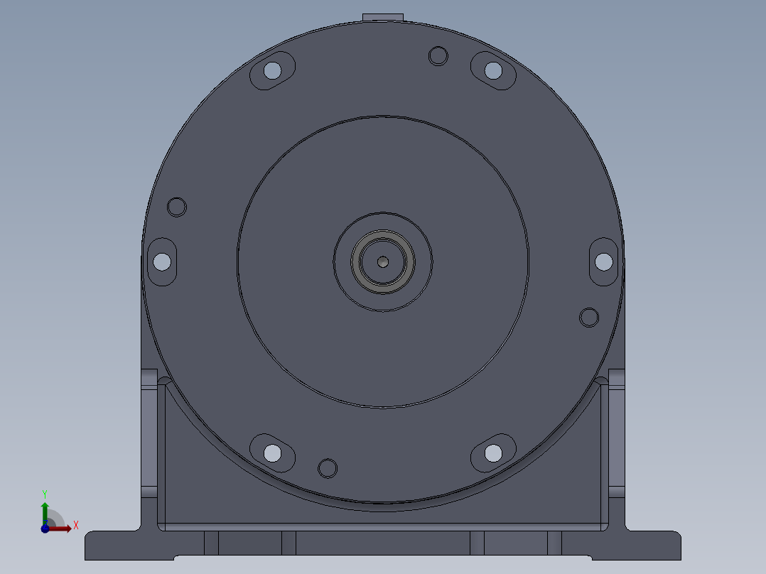 摆动活齿减速机的结构设计【含三维+CAD图+文档】前视图