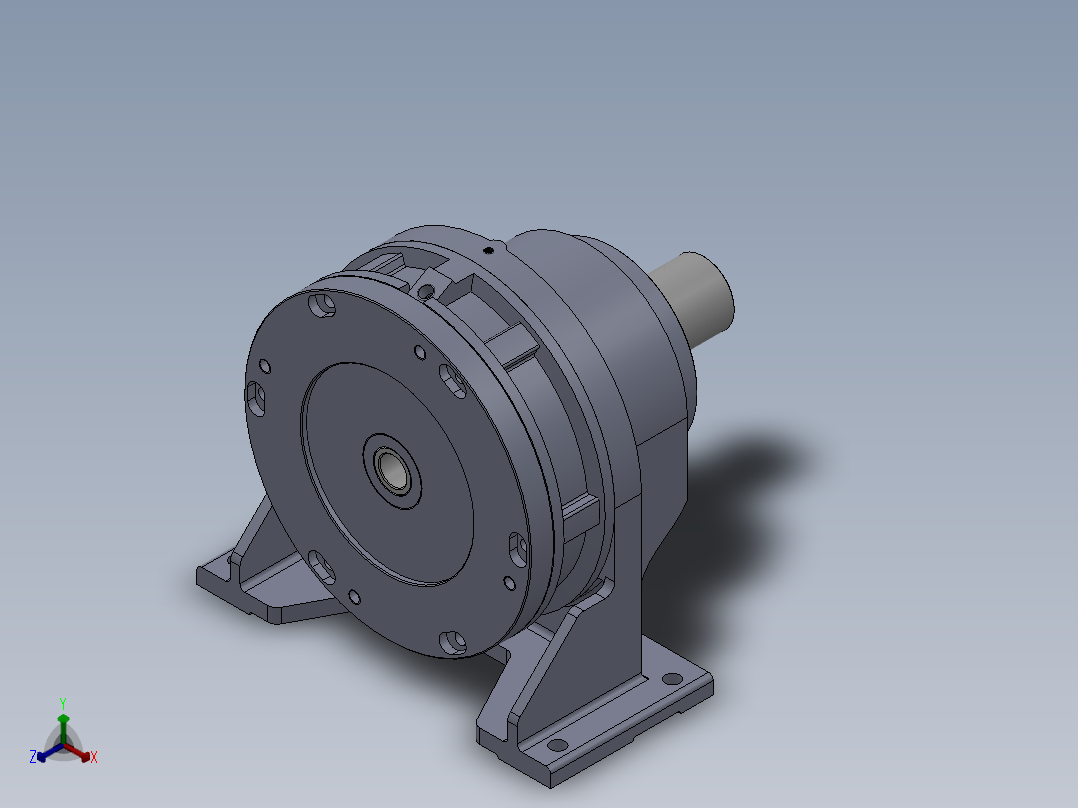 摆动活齿减速机的结构设计【含三维+CAD图+文档】正等轴测图