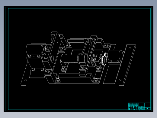 汽车发动机连杆平行仪设计含5张CAD图