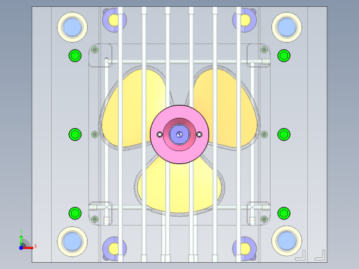 电风扇叶片注塑模具设计与数控加工150前视缩略图