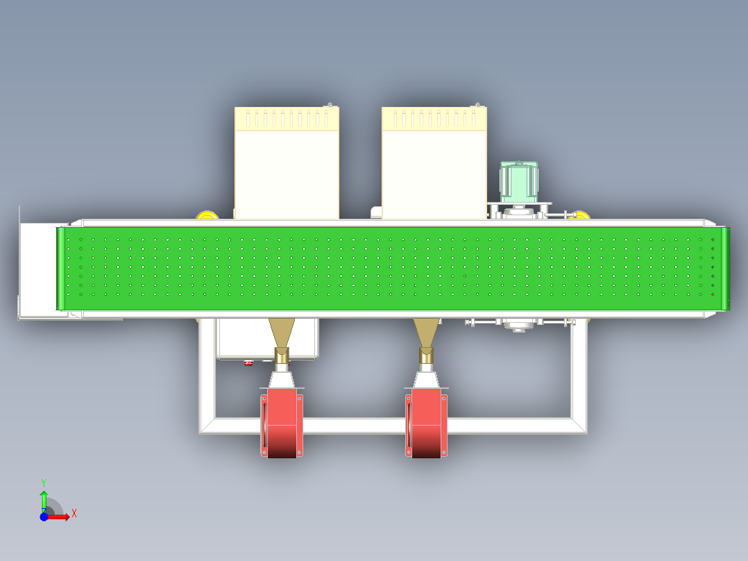 分拣输送带1前视图