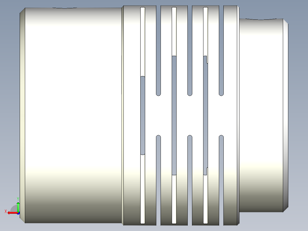 联轴器-Coupling_-_100-88_98-51x40-122_37-Yes后视图
