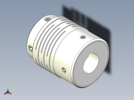 联轴器-Coupling_-_100-88_98-51x40-122_37-Yes正等轴测缩略图