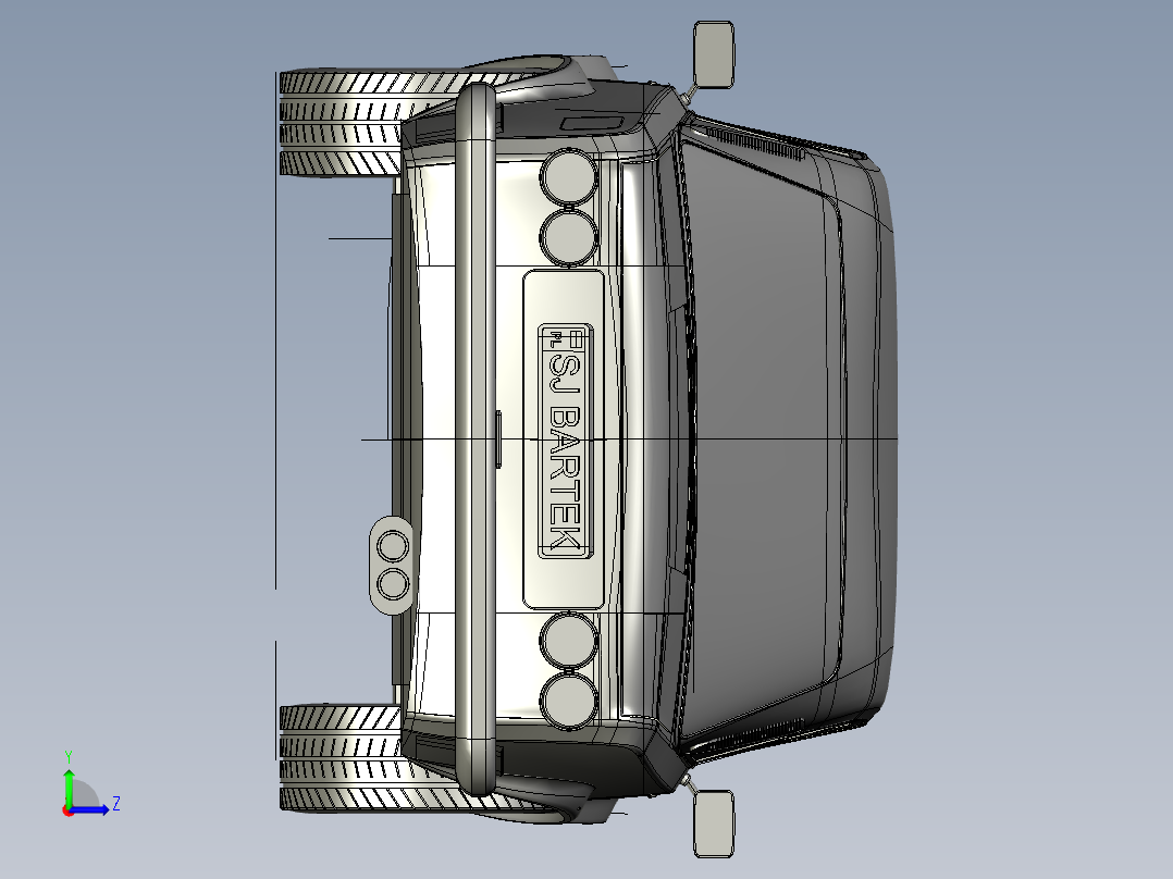 汽车车身 (44)左视图