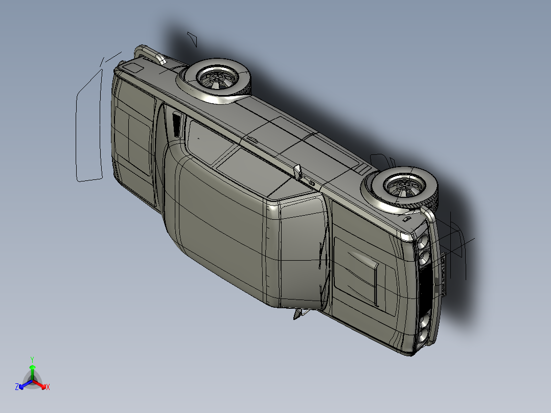 汽车车身 (44)正等轴测图