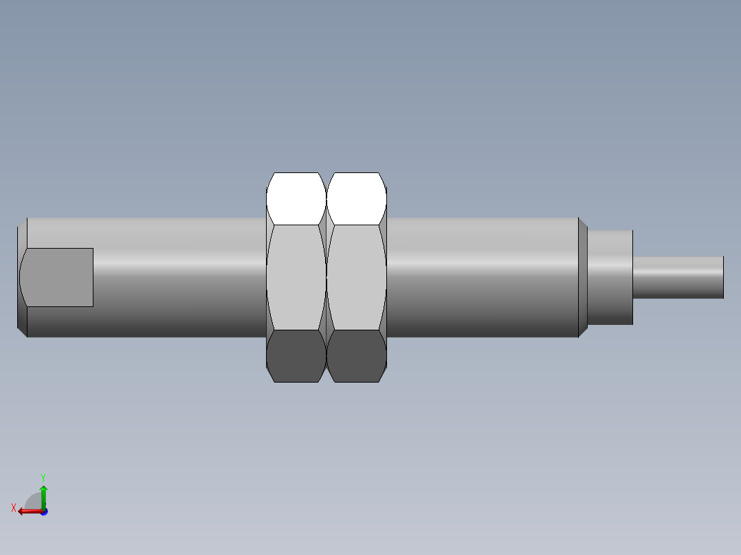 油压缓冲器 RJ0806H_0_ SMC后视图
