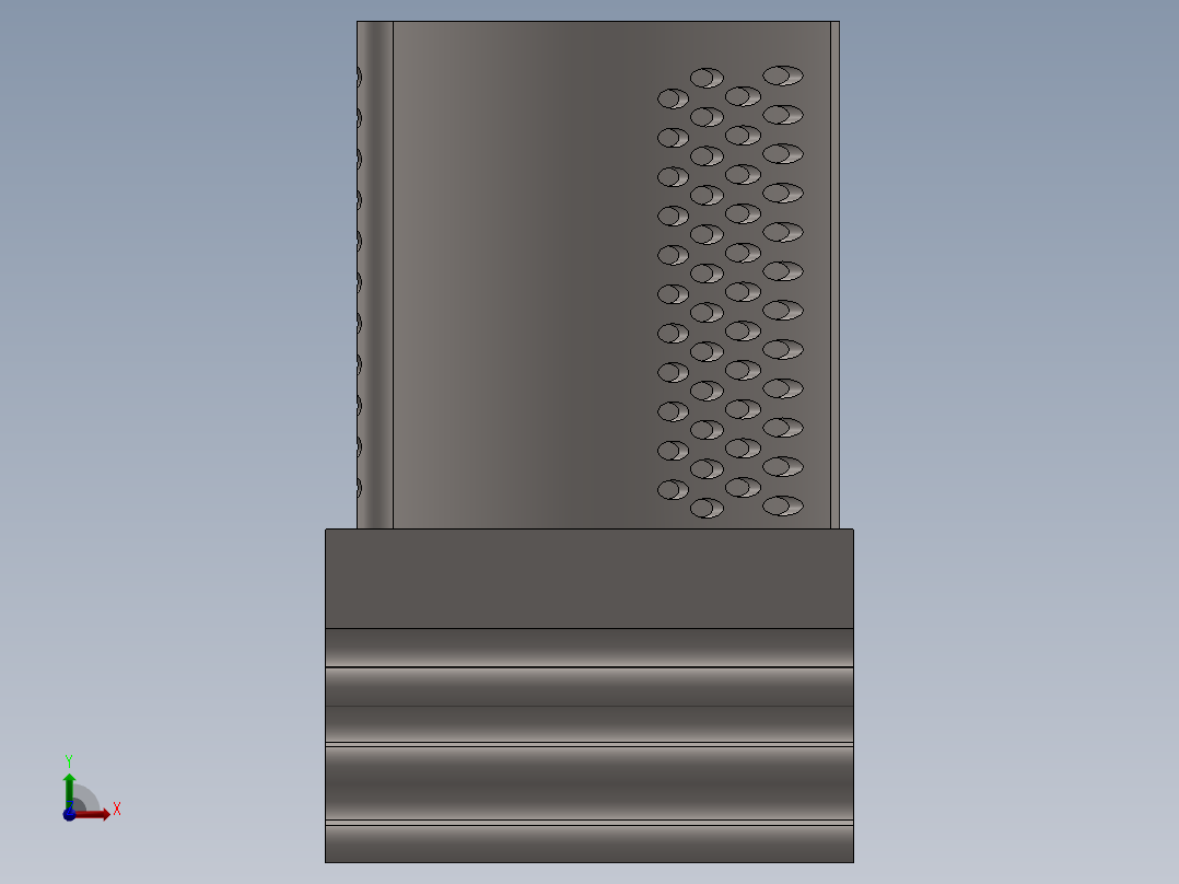 涡轮 叶片 涡扇 (15)前视图
