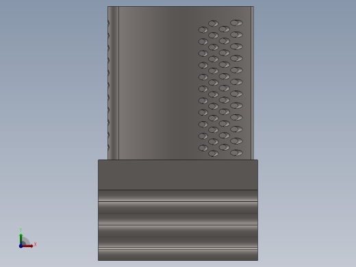 涡轮 叶片 涡扇 (15)前视缩略图