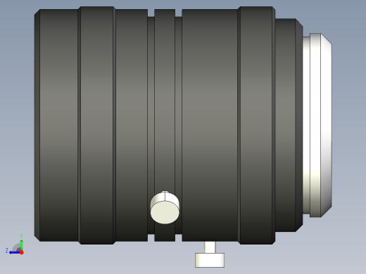 基恩士CV-L6_kc图纸模型右视缩略图