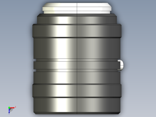 基恩士CV-L6_kc图纸模型俯视缩略图