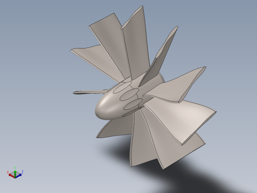 涡轮 叶片 涡扇 (30)