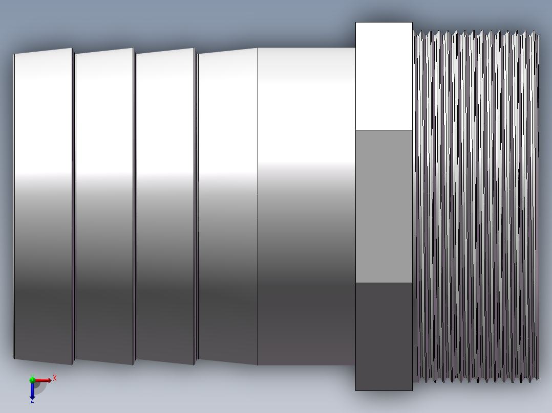水管接头-有边 [DN80X78]俯视图