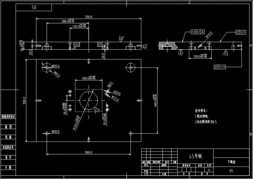 JB189-汽车刹车片模具设计[粉末冶金]参考设计