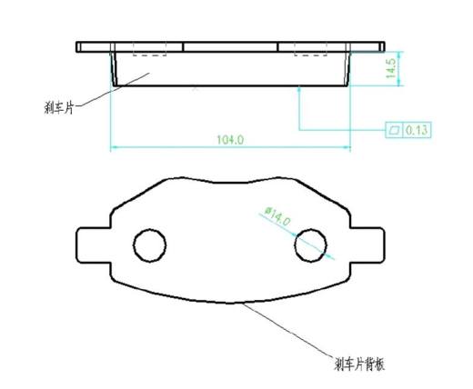 JB189-汽车刹车片模具设计[粉末冶金]参考设计缩略图