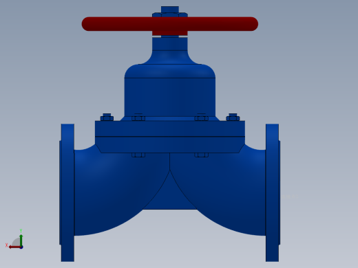 法兰隔膜阀-钢衬胶 DN25-DN200后视缩略图