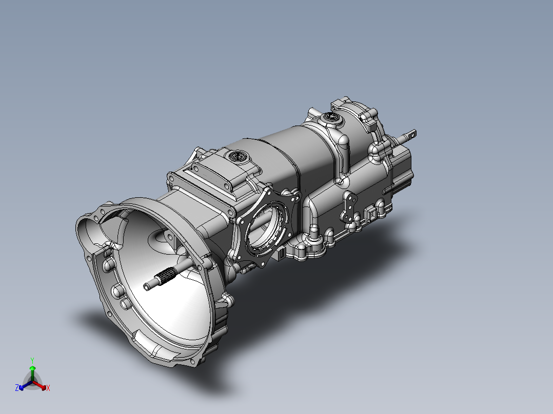 减速机正等轴测图