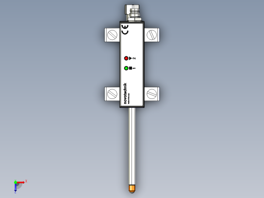 NOVOTECHNIK直线位移传感器LS1 系列传感器 带复位弹簧俯视缩略图