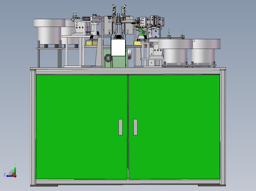 散热器装钉机、自动化小散热器组装机右视图