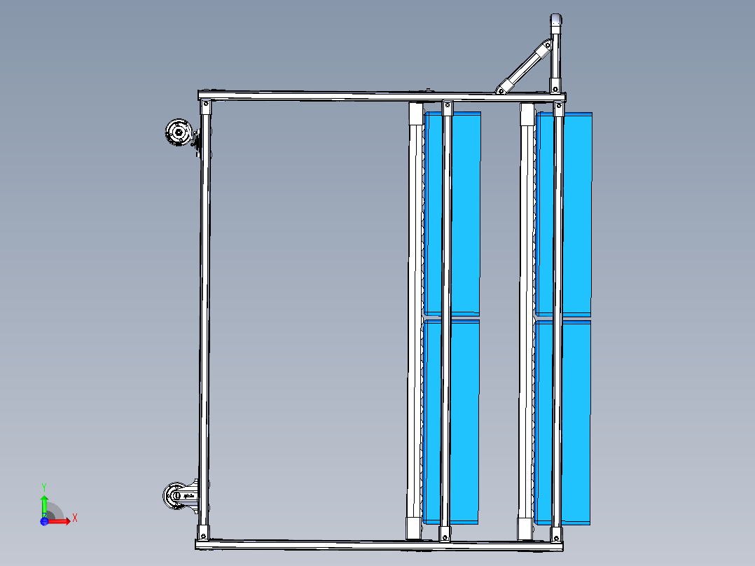 精益管料车前视图