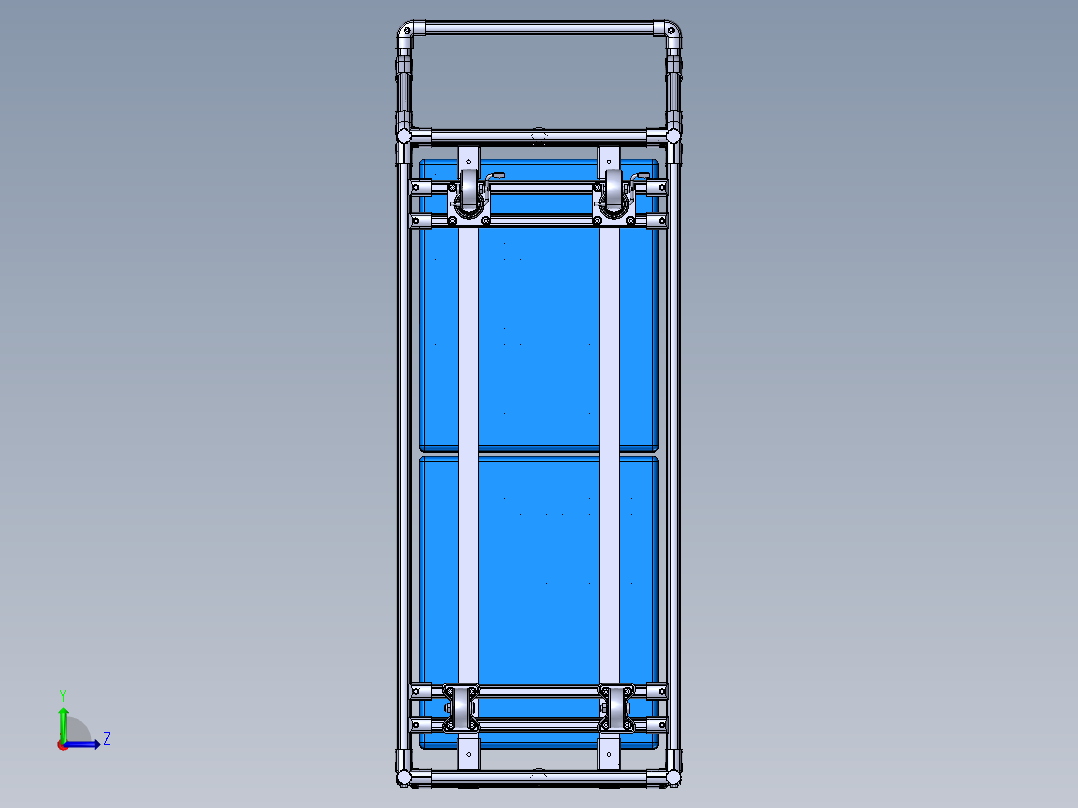 精益管料车左视图