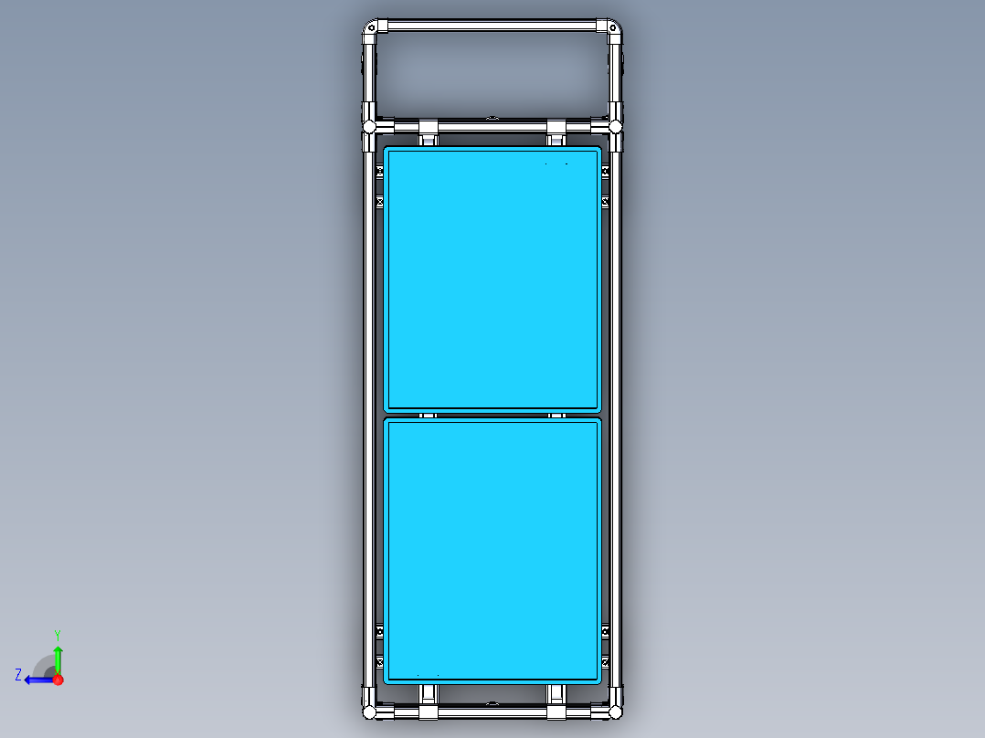 精益管料车右视图