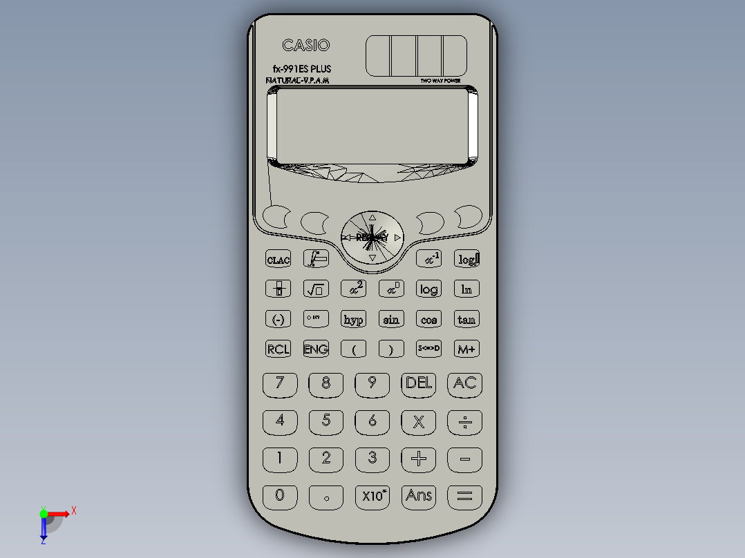 计算器(7)俯视图