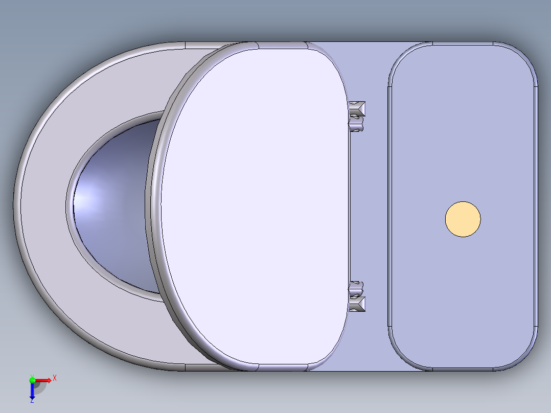 抽水马桶俯视图