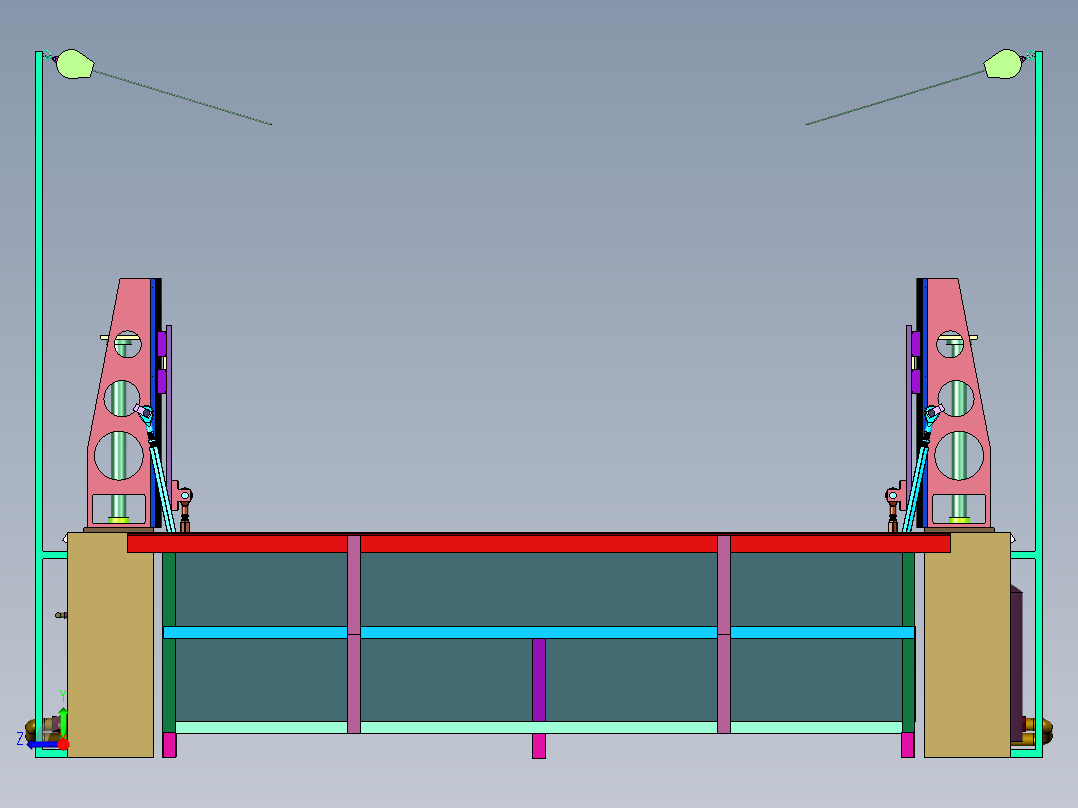 箱体密封性检测装置右视图