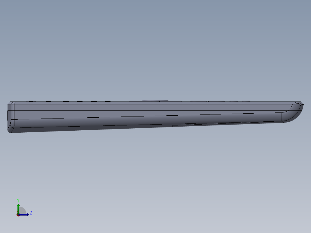 遥控器、遥控板(19)左视图