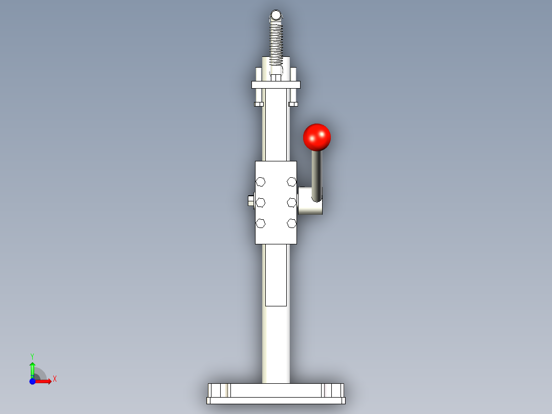 手板压力机前视图