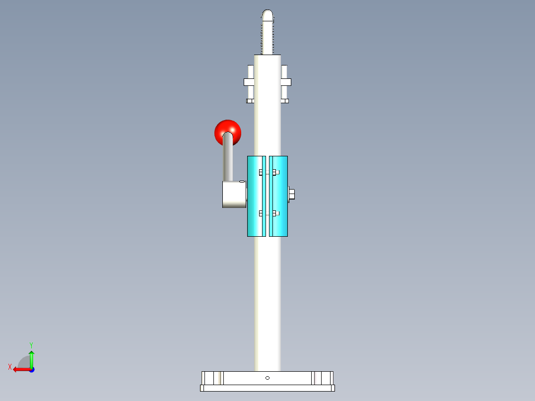 手板压力机后视图