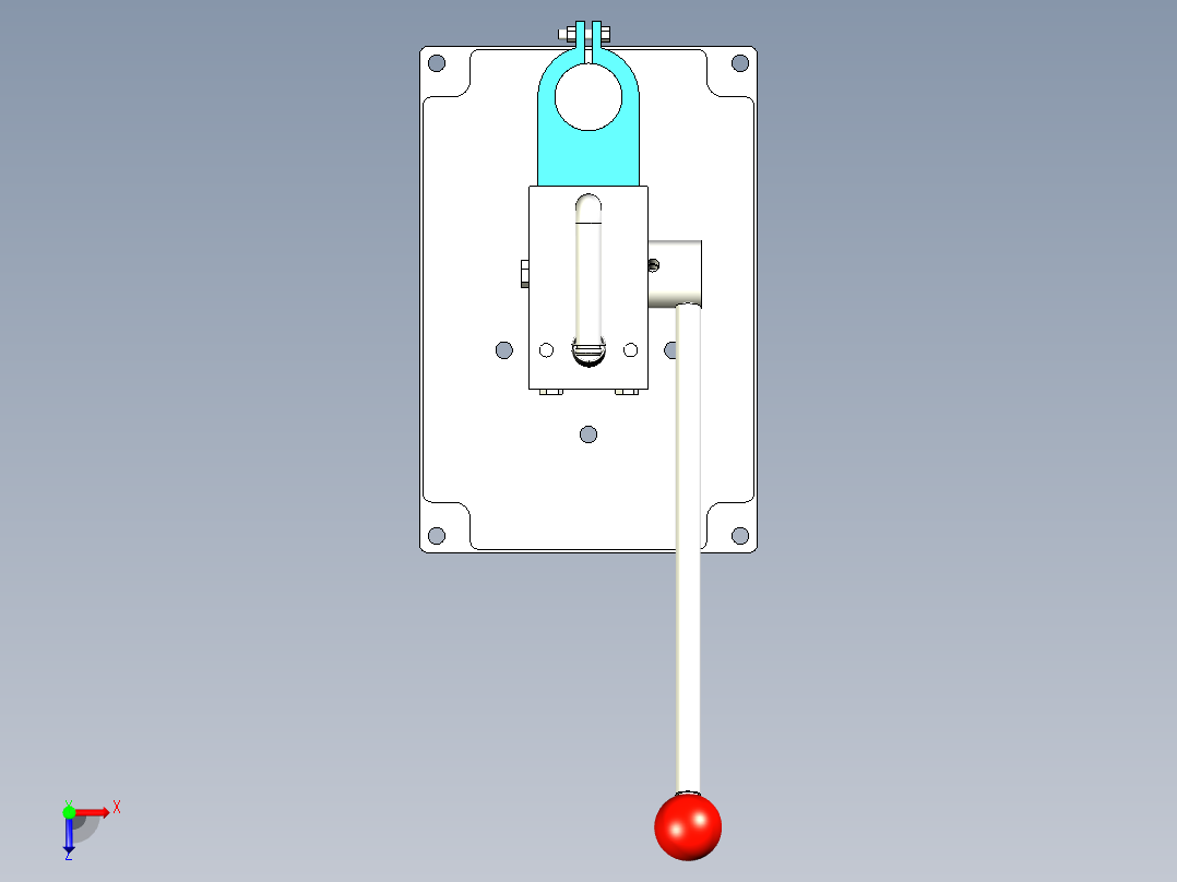 手板压力机俯视图