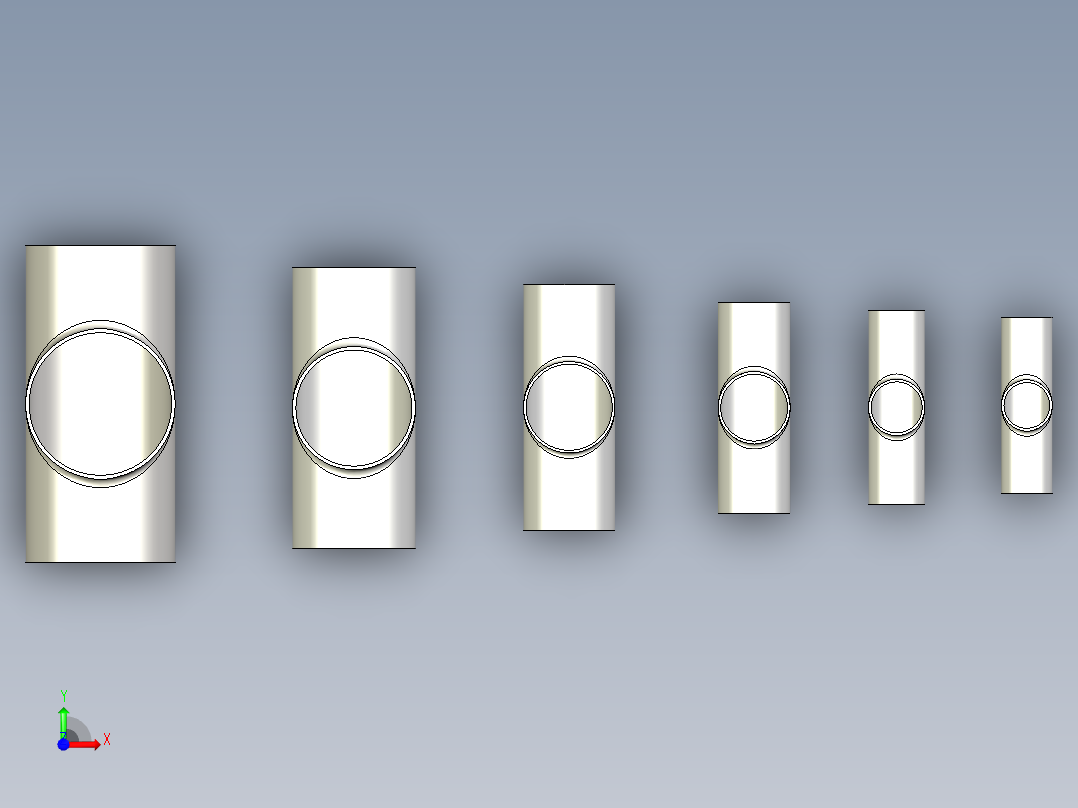 B3004499-短等径三通 - 短等径三通 DIN11852前视图