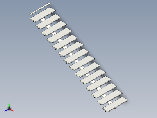 B3004635-灵活的楼梯 - 骨架建模