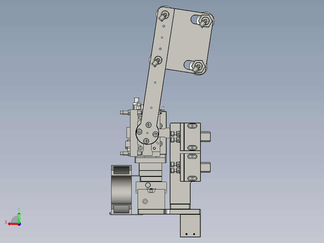 YLU055-001-开箱机构后视图
