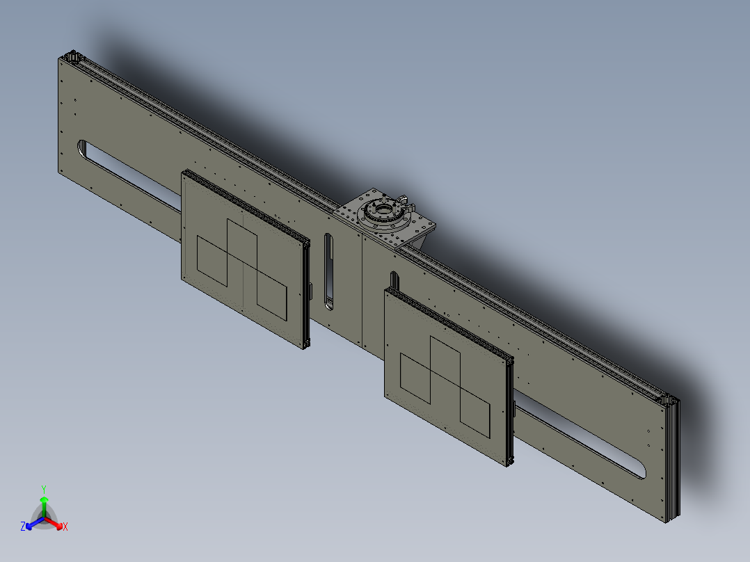 2022-LDW自适应巡航标定总装SLDPRT正等轴测图