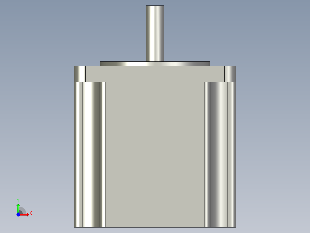 步进式电机-2S57Q-0956前视图