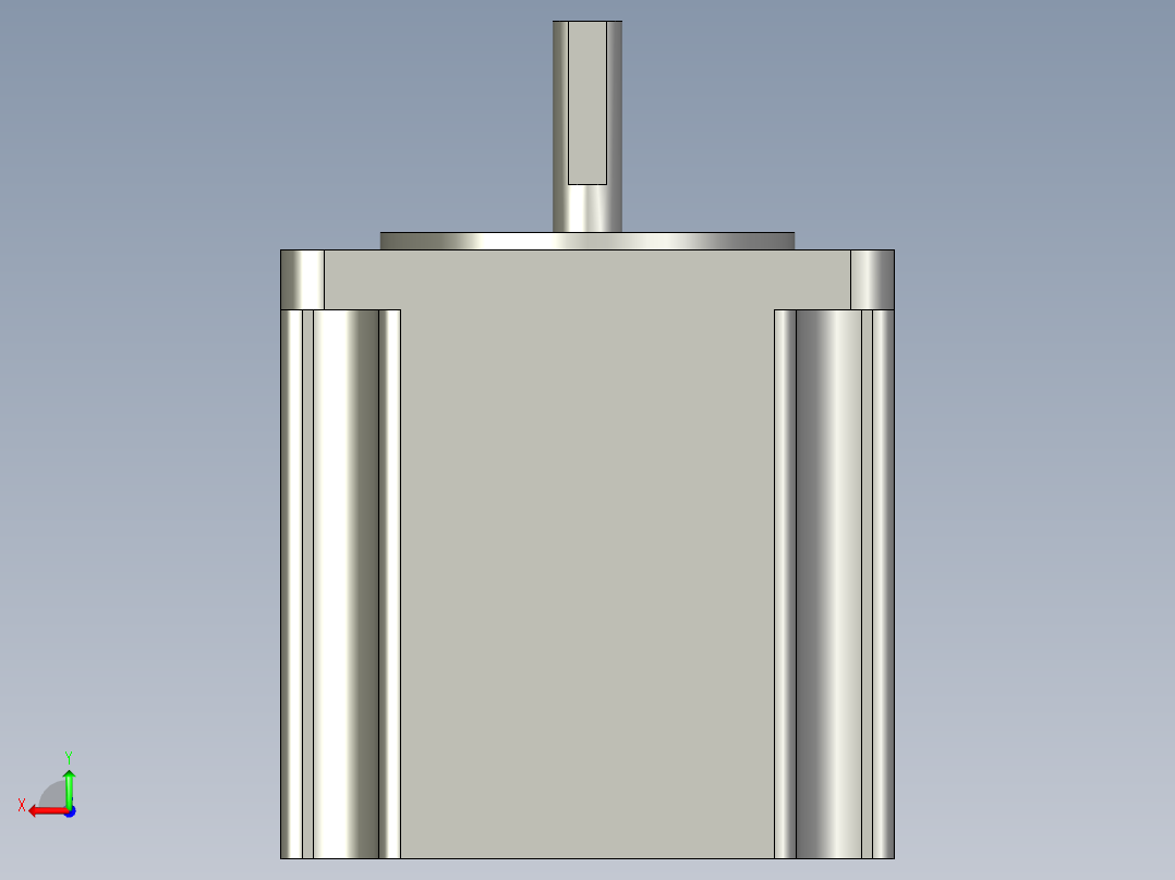 步进式电机-2S57Q-0956后视图