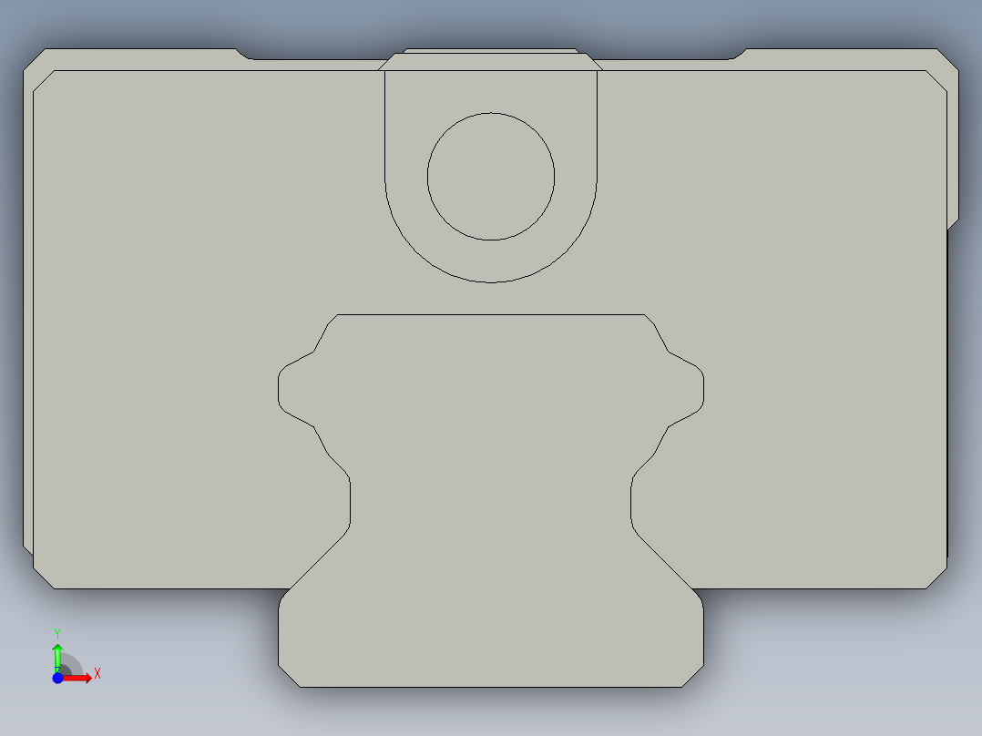 上银_直线导轨_HGH20CA1R280ZOC前视图