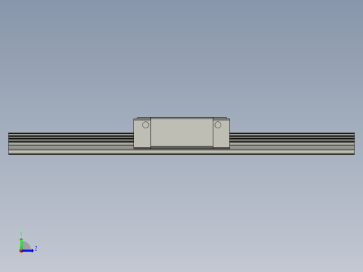 上银_直线导轨_HGH20CA1R280ZOC左视缩略图