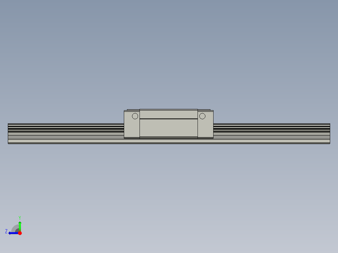 上银_直线导轨_HGH20CA1R280ZOC右视图
