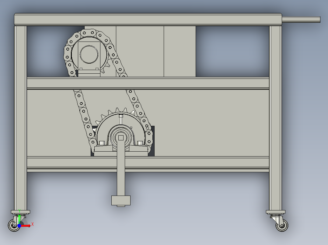 消防部队专用水带快速收整器前视图