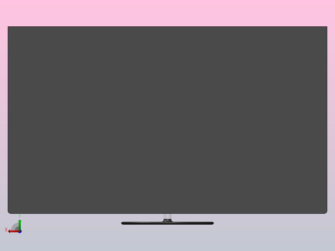 液晶电视后视图