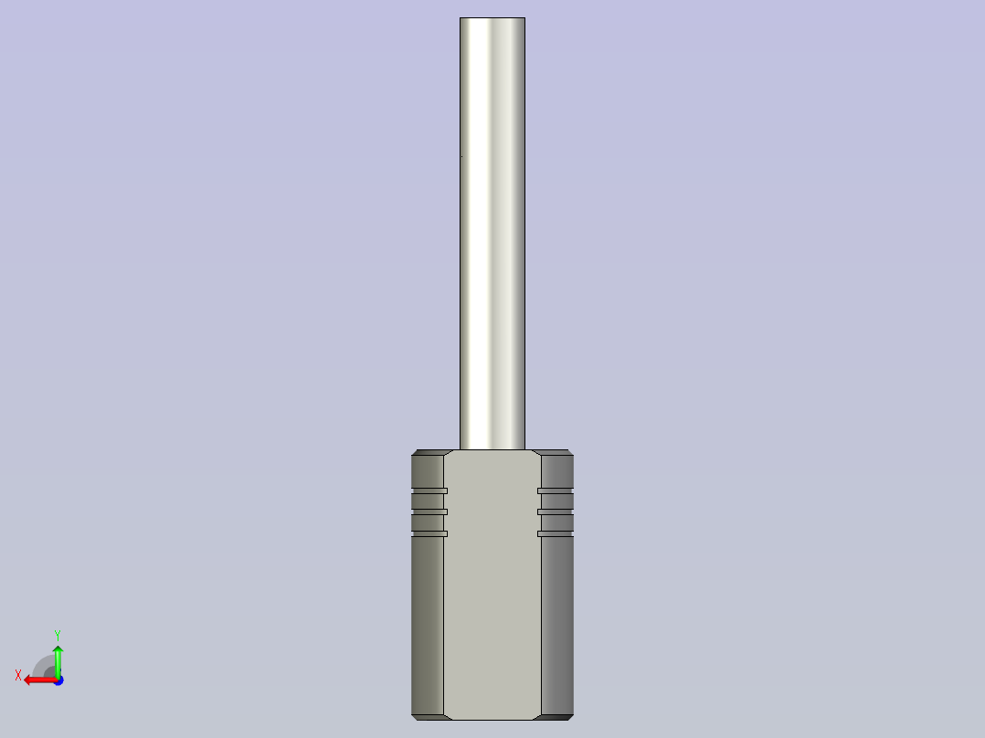 双磁芯90标准探头座后视图