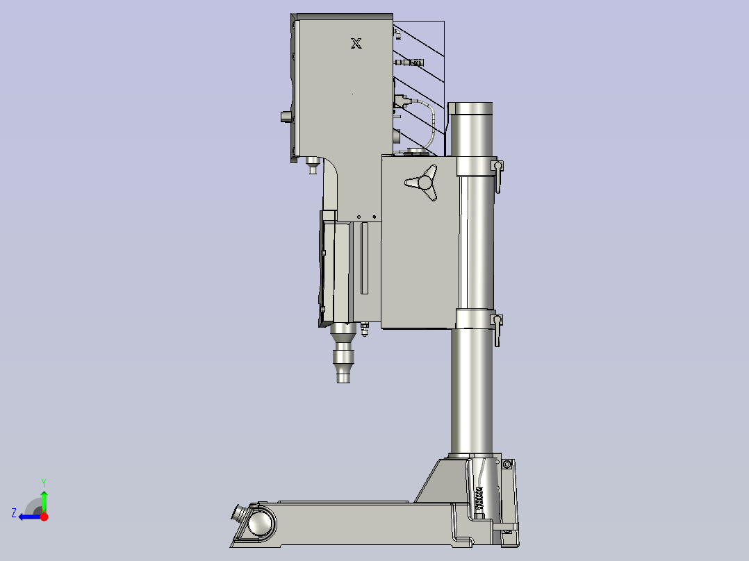 超声波焊接机右视图