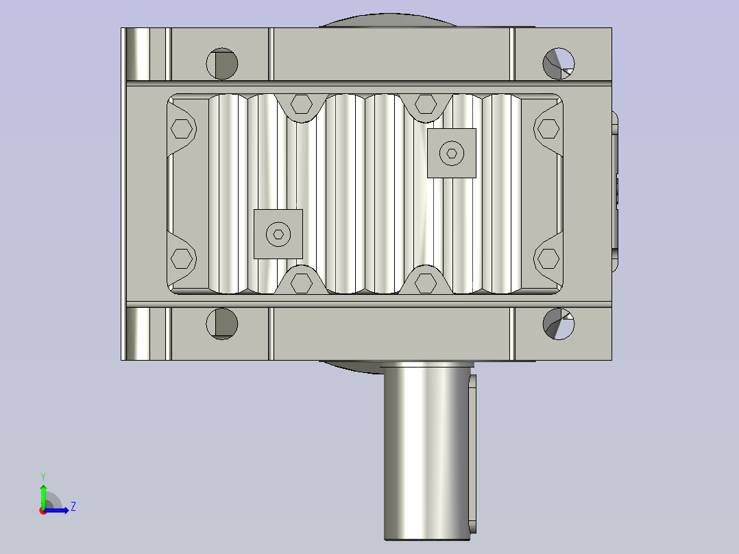 K87DRE100LC4BE5HF减速电机左视图