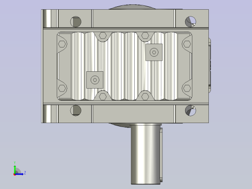K87DRE100LC4BE5HF减速电机左视缩略图