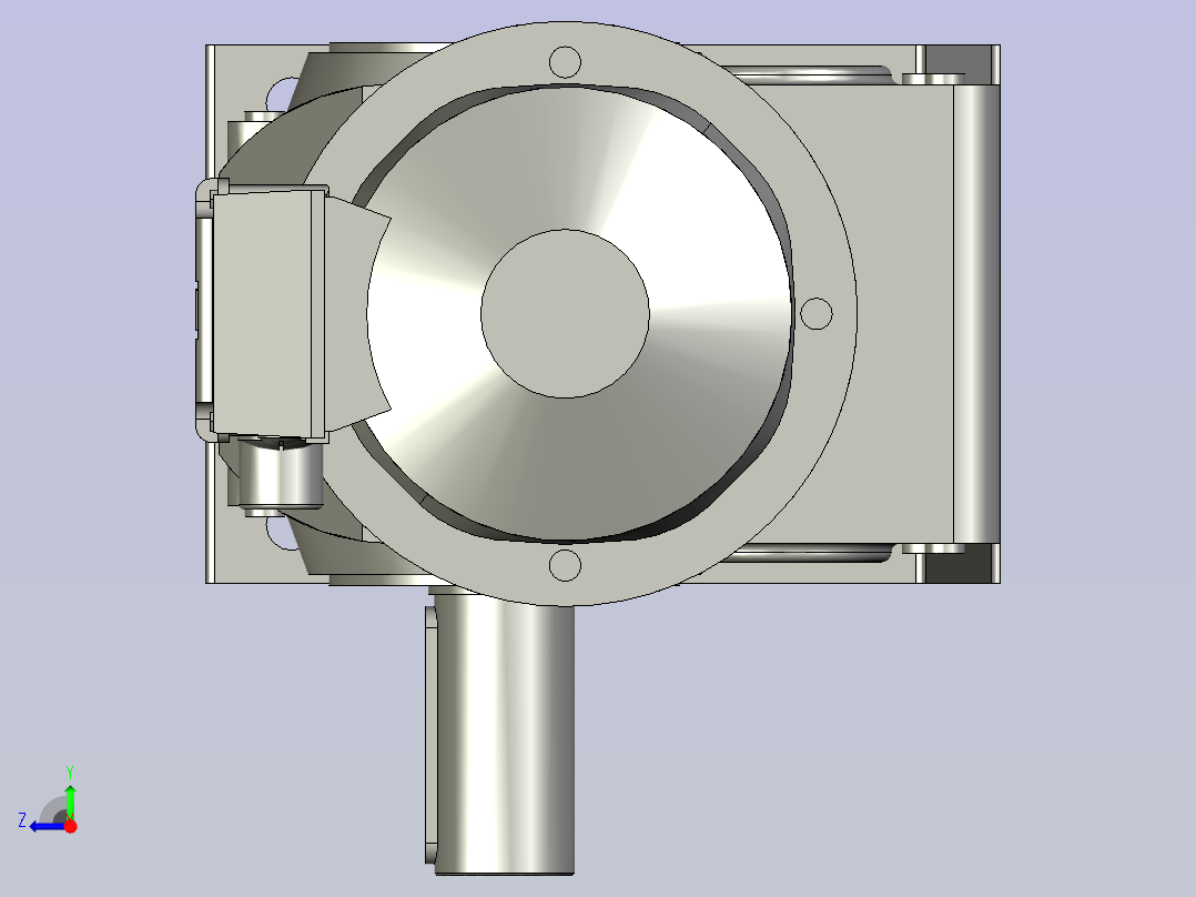 K87DRE100LC4BE5HF减速电机右视图