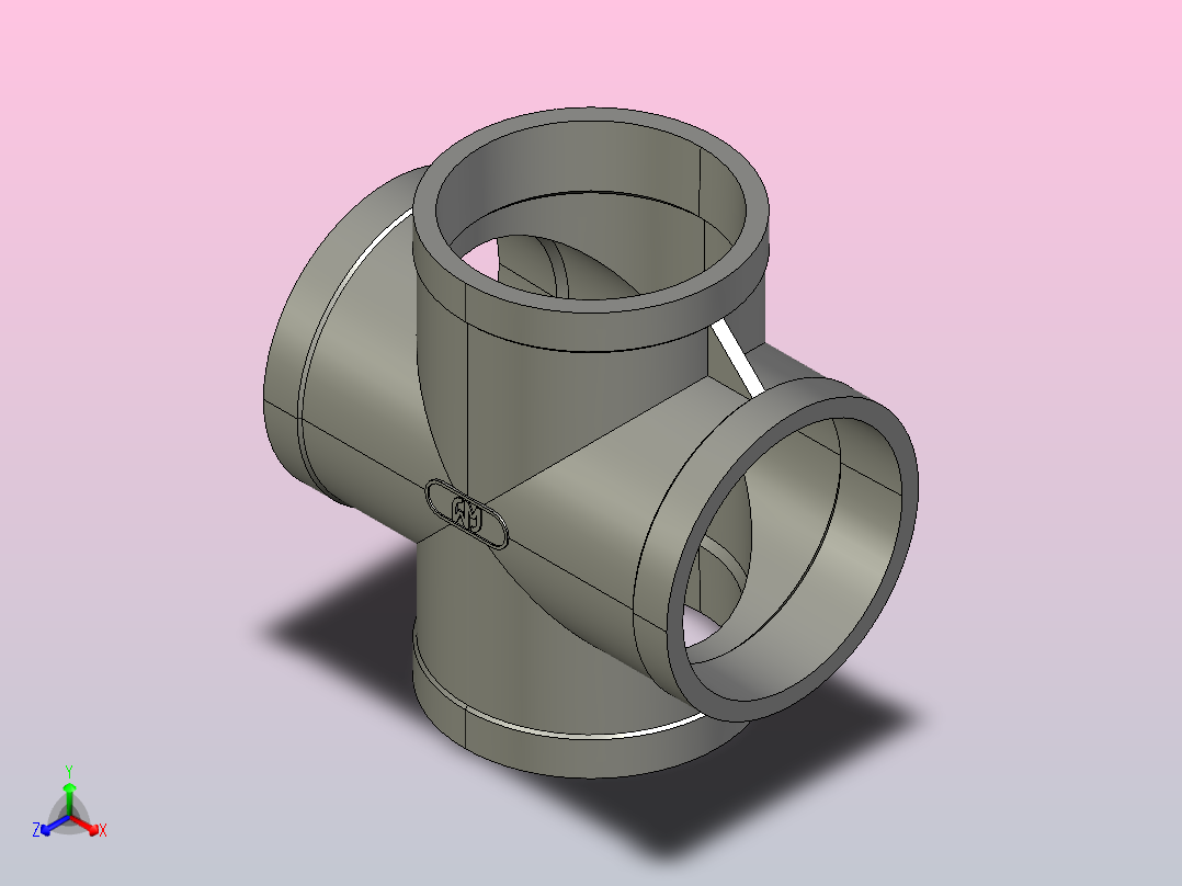 WX 四通[WX-3]主视图